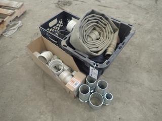 Qty Of Discharge Hose C/w 2in, 3in And 4in Fittings