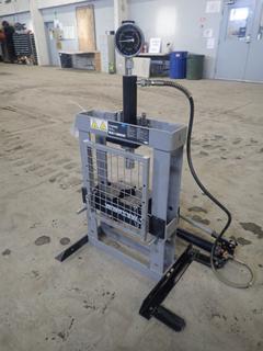 Maximum 10-Ton Hydraulic Shop Press C/w Hydraulic Hand Pump And Gauge