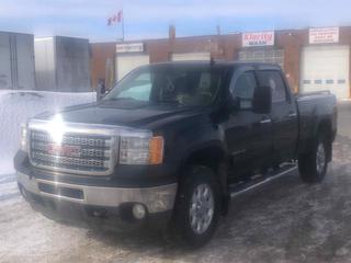 2013 GMC Sierra 2500HD 4X4 Pick Up C/w 6.6L Duramax Turbo Diesel Engine, Allison A/T And 275/70 R18 Tires. Showing 332,269kms. VIN 1GT121E85DF128188