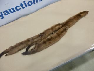 Vintage Mink Fur Scarf (F-1)