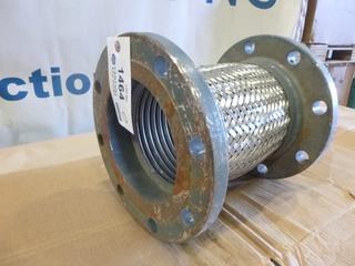 Unused 6 In. 150 X 11.5 In. OAL RF SS Expansion Flex Joint 212 PSI