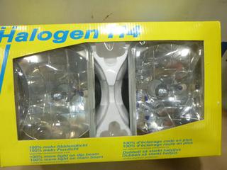 (10) Sets of Unused Halogen H4 7 In. Rectangular Replacement Light Housing *Note: Does Not Include Bulbs* (T-2-2)