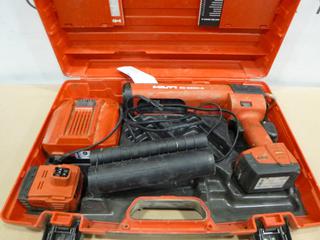 Hilti Dispenser, Model ED3500-A, C/w Charger, (2) Batteries (F1)