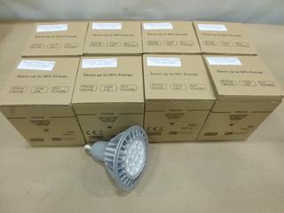 (8) Unused LED Light Bulbs, 17W, Cool White (6000K), Dimmable (C2)