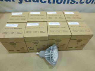 (8) Unused LED Light Bulbs, 17W, Cool White (6000K), Dimmable (C2)