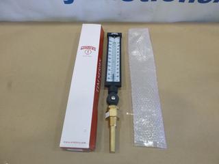 Unused Winters Industrial 9 In., 3/4 In. NPT Thermometer, Model TM100, 30 Degree to 240 Degree (C-2)