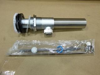 Qty of Grohe 1 1/4 In. Chrome Plated Metal Mechanical Basin Pop Ups, Model 405 331 045 (R-2-3)