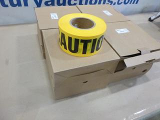 (8) Rolls of Brady "Caution"  Barricade Tape (D-2)