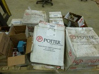 Qty of Potter Parts and Accessories, Includes Victaulic Risers Modules (R-4-3)