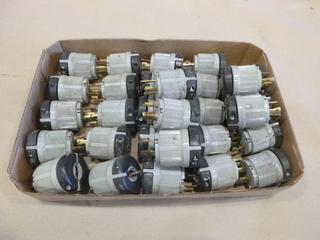 Qty of 20A 480VAc Male Twist Lock Plugs (D-2)