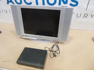 20 In. TV w/ DVD Player *Note: Working Condition Unknown* (C1)