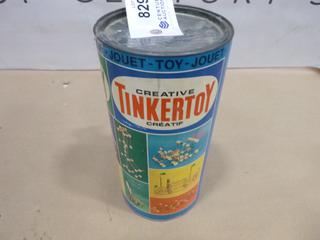 Unused Tinker Toy Vintage Building Set (Upstairs)