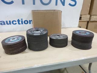 Qty of 7 In. x 1/4 In. x 7/8 In., 7 In. x 1/8 In. x 7/8 In. and 7 In. x 3/32 In. x 7/8 In. Grinding Discs (R-2-1)