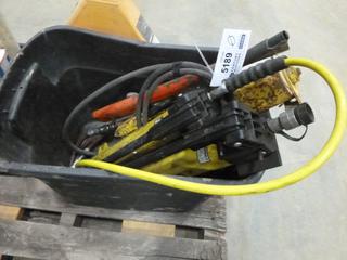  (3) Enerpac Hydraulic Pumps, C/w (1) SPX Power Team  Hydraulic Pump (T-3-3)
