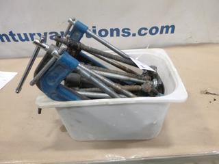 Qty of 8 In. and 10 In. C-Clamps (R-2-1)