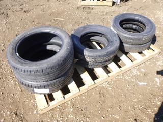 (2)  Mickey Thompson Tires, Size 26x7.50-15LT, (2) Nexen Tires SB802, Size 165/80R15, (2) Assorted Tires