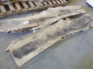(2) Ash Live Edge Slabs (OS)