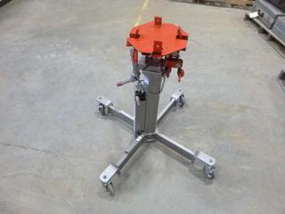 Gray Tools  High Riser Hydraulic And Pneumatic Transmission Jack, Model HTJ-1000, 1,000 Lb. Capacity (M-1-3)
