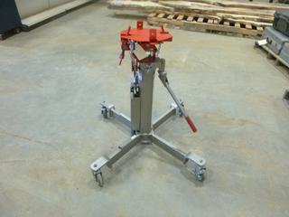Gray Tools  High Riser Hydraulic And Pneumatic Transmission Jack, Model HTJ-1000, 1,000 Lb. Capacity (M-1-3)