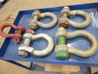 (5) Large Shackles, Ranging from 17T to 35 Ton WLL (S-1-3)
