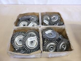(40) Unused Felton 4 In. 814T Wire Wheels (E-1)