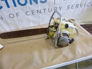 Vintage IEL Pioneer Chain Saw. 22 In. Bar (L-2-2)