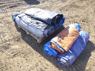 Qty of Small, Medium and Large Tarps, From 12 Ft. to 50 Ft.