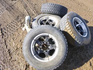 (4) Toyo M-55 Tires, c/w Hub Caps and  Rims, Size 275/70R18
