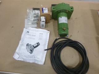 Unused Cleveland Vibrator Co. DC Electric Vibrator, Model MG-400 12V/24V, Truck and Trailer Dump Box Vibrator w/ Complete Install Kit (D1)