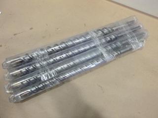Unused UCAN SDS Max Rotary Hammer Drill Bits: (1) of Each: 1 9/16 In. x 23 In., 1 3/8 In. x 23 In., 1 1/4 In. x 23 In. and 1 1/8 In. x 21 In. (K-2-1)
