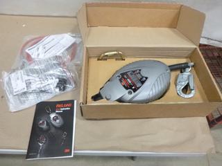 (1) Unused 3M Reload Cable SRL, Retractable 30 Ft. Cable Fall Arrest Lifeline, Part REC-30,  (1) Unused D-Ring Extension w/ Snap, and (1) Unused 6 Ft. Anchor Conn. Sling Cable (F2)