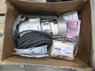 Unused Vibco Big Bertha 5,000 Lb. Dump Box Vibrator, Model DC-5000-24V, SN 256605, c/w Complete Install Kit (K-3-1)
