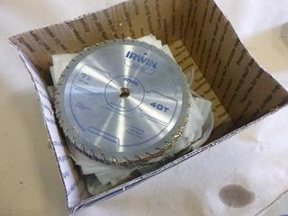 Approx. (50) Unused Irwin Classic Circular Saw Blades, Model 25230, 7 1/4 In. x 40T (E1)