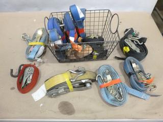 Qty of 1 In. Ratchets, C/w (1) 2 In. Strap (D-1)