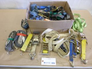 Qty of 1 In. and 2 In. Ratchet Straps (J-1-3)