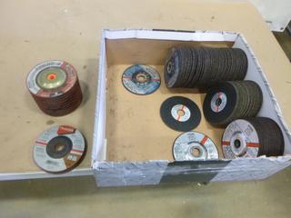 Qty of 5 In. Grinding Discs - SG-Elastic, Pfero, Walter and Makita, Sizes Include 3/32 In., 1/8 In., 1/4 In. (J-1-3)