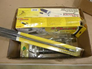 (2) Lu Max LX-1142 Grease Guns, (1) Lu Max LX-1172 Grease Gun C/w Accessories (E-1)