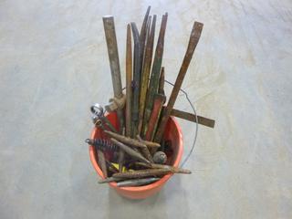 Qty of Tools Includes 2 Ft. Pry Bars, Chipping Hammers, Wrenches and More (K-1-2)