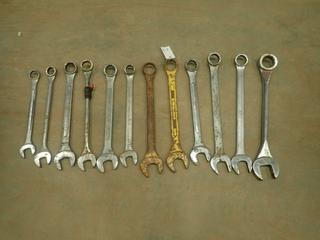 Qty of Assorted Wrenches: Sizes Include: 2 1/4 In., 1 3/4 In., 1 7/8 In., 1 1/16 In., 2 9/16 In., 1 5/8 In., 2 1/2 In.  (R-3-3)