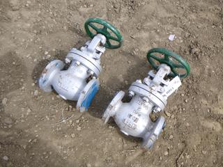 (2) Navco 2" 150RF Globe Valve, R9582, Nace Trim, WCB Body