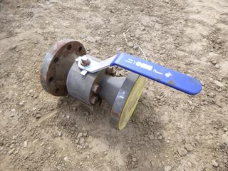 Unused 3 In. 300RF RP OMB Ball Valve, A105N Body, Nace Trim, *Note: Some Weathering/Rust on Outside of Unit*