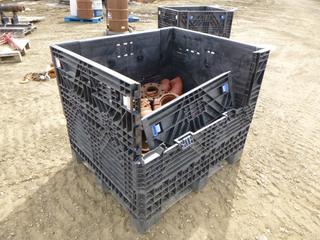 Crate of Victaulic Fittings and Gaskets, 4 In. - 90 Degree - 6 In. 90 Degree