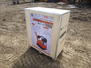 Unused TMG-PC330K Industrial Reversible Plate Compactor, 14 HP Kohler CH440 Carb Engine, 38 KN Pound Force, 34 In. Compaction Depth, 32 In. x 23 In. Plate Size 