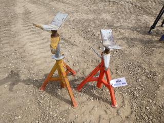 (2) Adjustable Pipe Stands