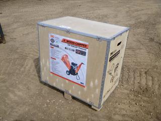 Unused TMG-GWC4, TMG Industrial Wood Chipper, 7 HP Kohler Engine, 4 In. Chipping Capacity, 5.9 In. Blade