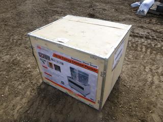 Unused TMG-CP23, TMG Industrial, Turkey / Chicken Plucker, 23 In., Stainless Steel Drum, 110V, 60 Hz, w/ Bottom and Wheels
