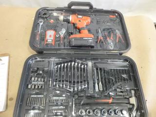 Unused Black & Decker Tool Kit w/ 18V Drill (F-1)