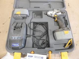 Mastercraft Maximum 1/2 In. Impact Gun w/ 2 Batteries and Charger (F-1)