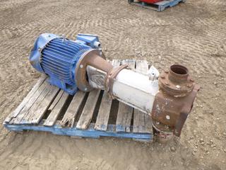 Pump and Motor, Model 25G-200L2-B5, 3 Phase
