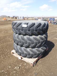 (3) Telehandler Tires, 14x24 On Rims